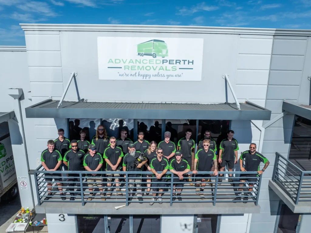 Advanced Perth Removals Team Balcony